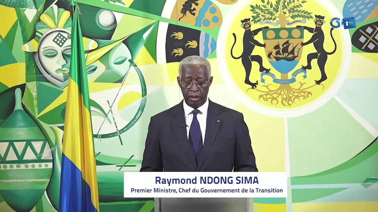 Communiqué du Premier Ministre de la Transition Raymond NDONG SIMA