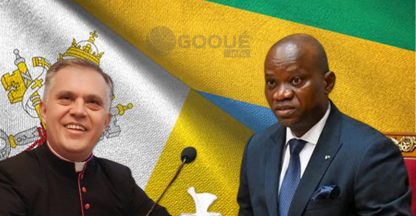 OLIGUI NGUEMA, président du Gabon reçoit Javier Herrera Corona.