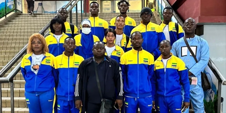 Taekwondoïstes Gabonais en route pour la Côte d’Ivoire.