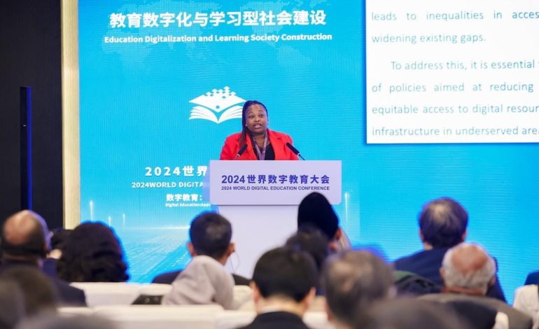 Conférence Mondiale sur l’Education Numérique en Chine.