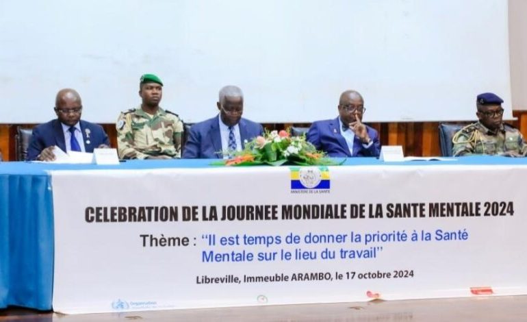 Célébration de la Journée Mondiale de la Santé Mentale au Gabon.