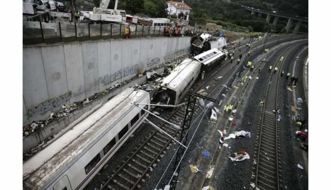 train colision espagne