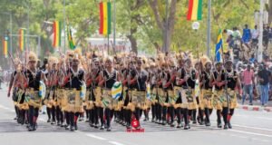 La Garde Républicaine gabonaise met en lumière son savoir-faire unique à Thiès