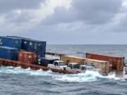 Port-Gentil : la barge Santos sombre au large de l’île Mandji, l’équipage sain et sauf