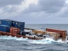 Port-Gentil : la barge Santos sombre au large de l’île Mandji, l’équipage sain et sauf