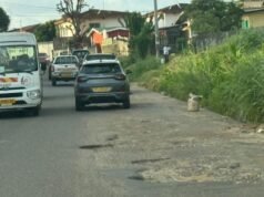 Libreville : un petit tronçon dégradé paralyse la circulation entre Okala et Ciciba