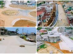 Libreville : à Akemi Ndjogoni, les travaux avancent et redessinent progressivement le quartier