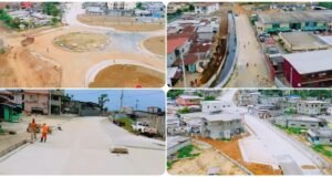Libreville : à Akemi Ndjogoni, les travaux avancent et redessinent progressivement le quartier