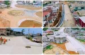 Libreville : à Akemi Ndjogoni, les travaux avancent et redessinent progressivement le quartier