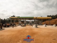 Ntoum : le pont-bascule de Méba prend forme et promet un meilleur contrôle du transport de marchandises