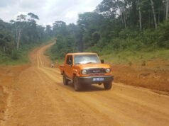 Oyem : après des années d’attente, les routes du canton Nyè retrouvent enfin une seconde vie
