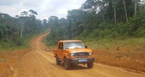 Oyem : après des années d’attente, les routes du canton Nyè retrouvent enfin une seconde vie
