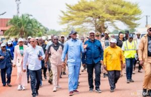 Franceville : en séjour privé, Oligui Nguema poursuit sa tournée des chantiers