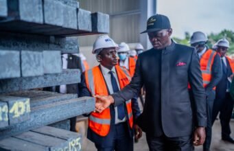 Port-Gentil : les Aciéries du Gabon lancent leur première production
