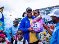 Port Gentil : 1 500 enfants soutenus par Oligui Nguema, l’éducation et le sport au cœur de sa visite