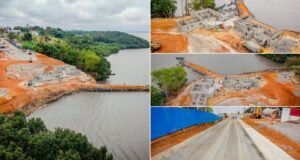 Kinguélé Aval : le réservoir est plein, le barrage entre dans une phase décisive avant la production d’électricité